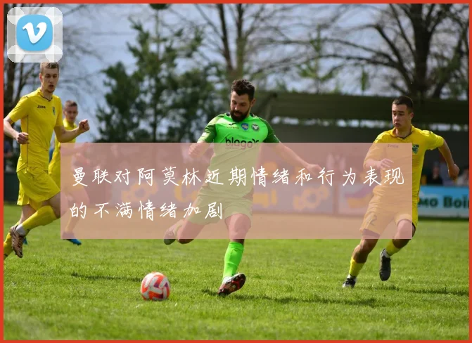 曼联对阿莫林近期情绪和行为表现的不满情绪加剧